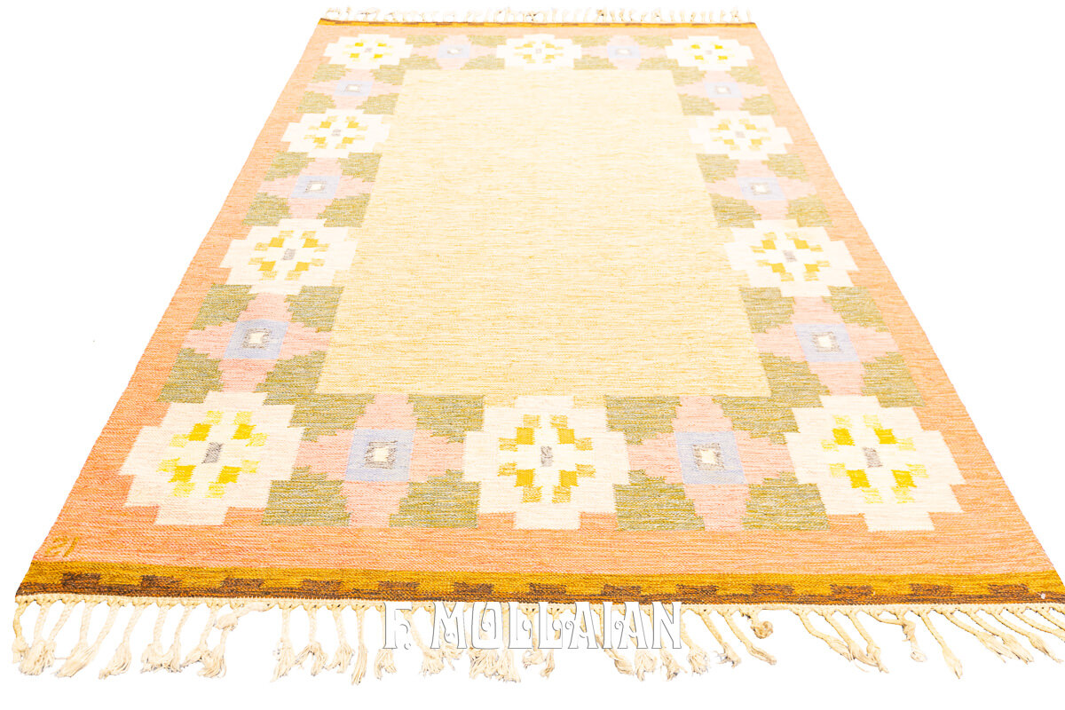 Rollakan Swedish Flat-weave Rug n°:366196